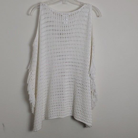 Minnie Rose white crochet top Size XS/S Boho Beachy Bohemian - Picture 4 of 6